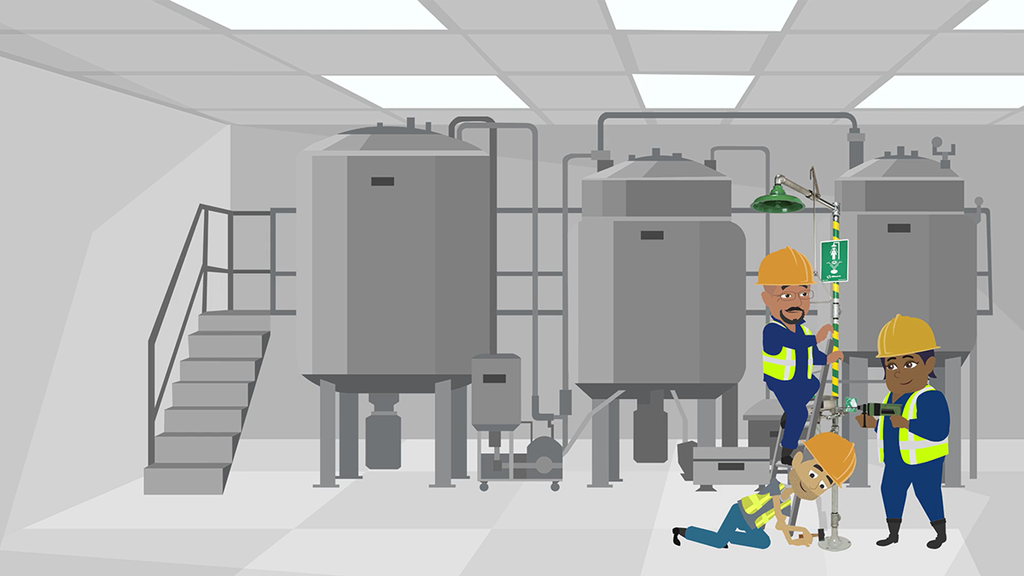 EYEWASH STATIONS AND EMERGENCY SHOWERS CAPSULE