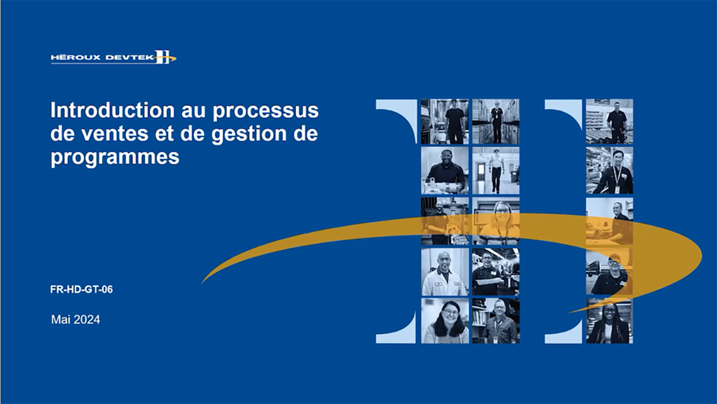 HÉROUX DEVTEK HD-GT-06 PRÉSENTATION INTRO GESTION CONTRAT ET PROGRAMME ...